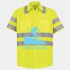 Men's High Visibility Safety Short Sleeve Work Shirt Thumbnail