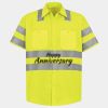 Men's High Visibility Safety Short Sleeve Work Shirt Thumbnail