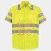 Men's High Visibility Safety Short Sleeve Work Shirt Thumbnail