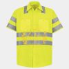 Men's High Visibility Safety Short Sleeve Work Shirt Thumbnail