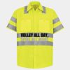 Men's High Visibility Safety Short Sleeve Work Shirt Thumbnail