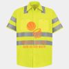 Men's High Visibility Safety Short Sleeve Work Shirt Thumbnail