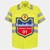 Men's High Visibility Safety Short Sleeve Work Shirt Thumbnail