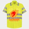 Men's High Visibility Safety Short Sleeve Work Shirt Thumbnail
