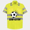 Men's High Visibility Safety Short Sleeve Work Shirt Thumbnail