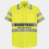 Men's High Visibility Safety Short Sleeve Work Shirt Thumbnail