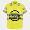 Men's High Visibility Safety Short Sleeve Work Shirt Thumbnail