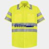 Men's High Visibility Safety Short Sleeve Work Shirt Thumbnail