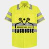 Men's High Visibility Safety Short Sleeve Work Shirt Thumbnail