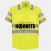 Men's High Visibility Safety Short Sleeve Work Shirt Thumbnail