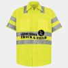 Men's High Visibility Safety Short Sleeve Work Shirt Thumbnail