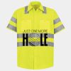 Men's High Visibility Safety Short Sleeve Work Shirt Thumbnail