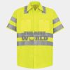 Men's High Visibility Safety Short Sleeve Work Shirt Thumbnail