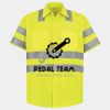 Men's High Visibility Safety Short Sleeve Work Shirt Thumbnail