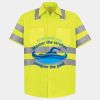 Men's High Visibility Safety Short Sleeve Work Shirt Thumbnail