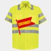 Men's High Visibility Safety Short Sleeve Work Shirt Thumbnail