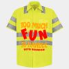 Men's High Visibility Safety Short Sleeve Work Shirt Thumbnail