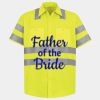 Men's High Visibility Safety Short Sleeve Work Shirt Thumbnail