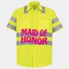 Men's High Visibility Safety Short Sleeve Work Shirt Thumbnail