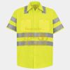 Men's High Visibility Safety Short Sleeve Work Shirt Thumbnail