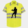 Men's High Visibility Safety Short Sleeve Work Shirt Thumbnail