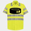 Men's High Visibility Safety Short Sleeve Work Shirt Thumbnail