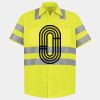 Men's High Visibility Safety Short Sleeve Work Shirt Thumbnail