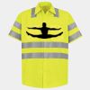 Men's High Visibility Safety Short Sleeve Work Shirt Thumbnail