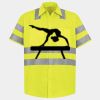 Men's High Visibility Safety Short Sleeve Work Shirt Thumbnail
