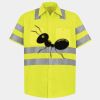 Men's High Visibility Safety Short Sleeve Work Shirt Thumbnail