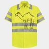 Men's High Visibility Safety Short Sleeve Work Shirt Thumbnail