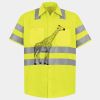 Men's High Visibility Safety Short Sleeve Work Shirt Thumbnail