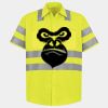 Men's High Visibility Safety Short Sleeve Work Shirt Thumbnail