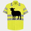 Men's High Visibility Safety Short Sleeve Work Shirt Thumbnail
