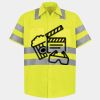 Men's High Visibility Safety Short Sleeve Work Shirt Thumbnail