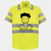 Men's High Visibility Safety Short Sleeve Work Shirt Thumbnail