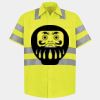 Men's High Visibility Safety Short Sleeve Work Shirt Thumbnail