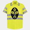 Men's High Visibility Safety Short Sleeve Work Shirt Thumbnail