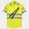Men's High Visibility Safety Short Sleeve Work Shirt Thumbnail