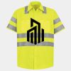 Men's High Visibility Safety Short Sleeve Work Shirt Thumbnail