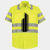 Men's High Visibility Safety Short Sleeve Work Shirt Thumbnail