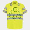 Men's High Visibility Safety Short Sleeve Work Shirt Thumbnail
