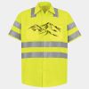 Men's High Visibility Safety Short Sleeve Work Shirt Thumbnail