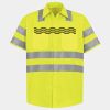 Men's High Visibility Safety Short Sleeve Work Shirt Thumbnail