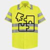 Men's High Visibility Safety Short Sleeve Work Shirt Thumbnail