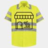 Men's High Visibility Safety Short Sleeve Work Shirt Thumbnail