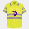 Men's High Visibility Safety Short Sleeve Work Shirt Thumbnail