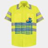 Men's High Visibility Safety Short Sleeve Work Shirt Thumbnail