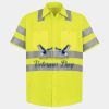Men's High Visibility Safety Short Sleeve Work Shirt Thumbnail